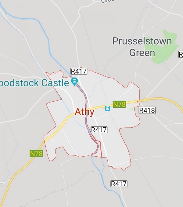 Athy Google Map