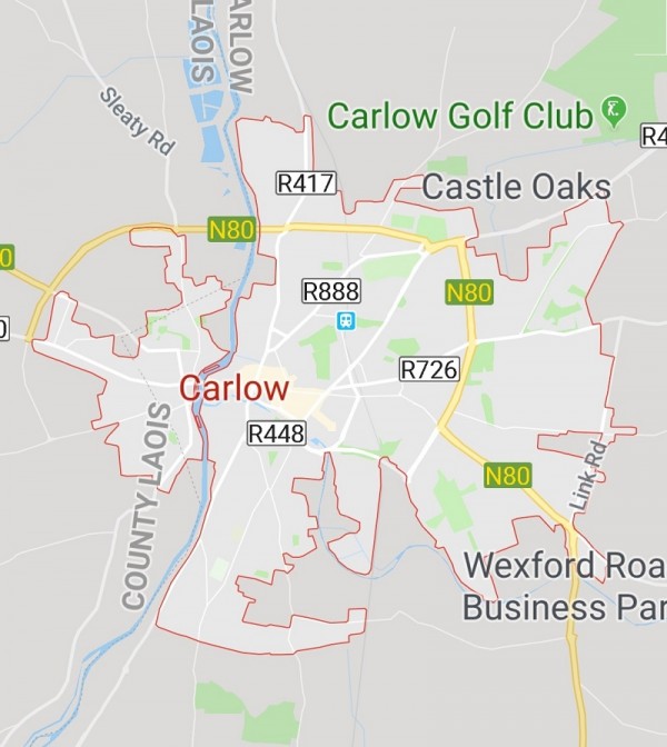 Carlow Google Map