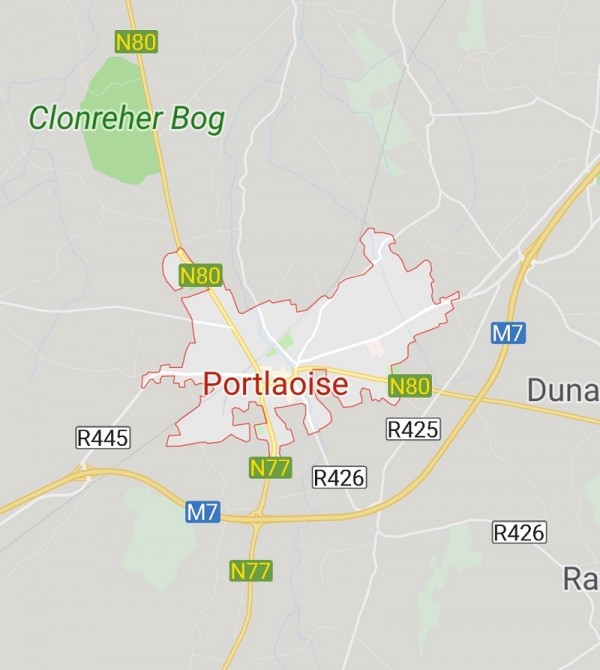 Portlaoise Google Map